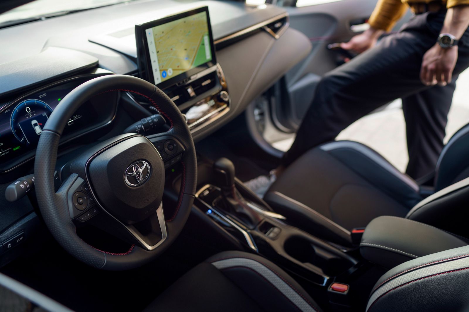 The Toyota Corolla Hatchback’s comfortable interior