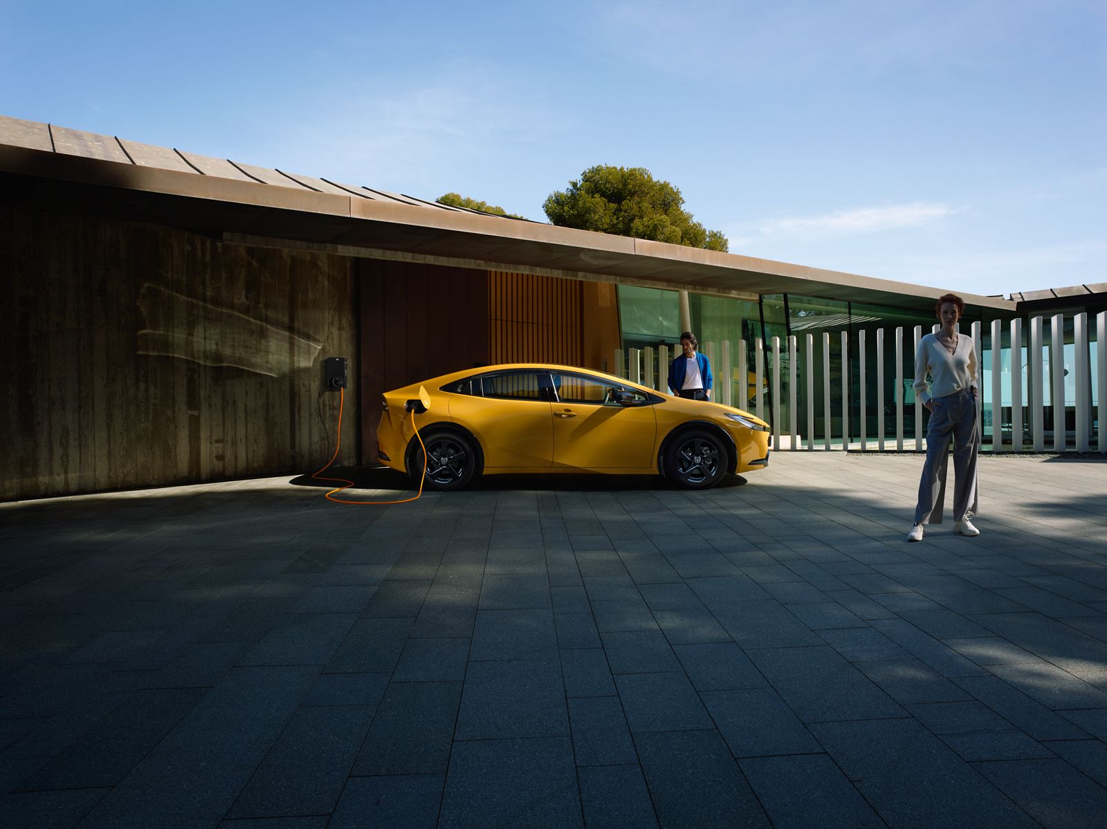 Owners charge their Prius Plug-in Hybrid via a wallbox.